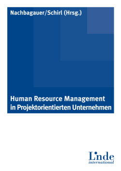 Human Resource Management in Projektorientierten Unternehmen